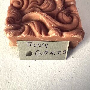 Goat Milk Soap Soft Body Soap Rose in color